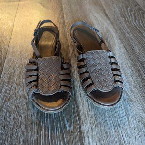 Bottega Veneta Tan Sandal Size 7.5 IT 37.5